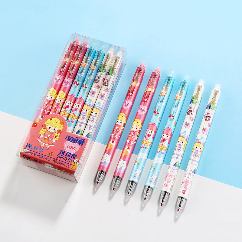 Kawaii Pattern Erasable Gel Pen