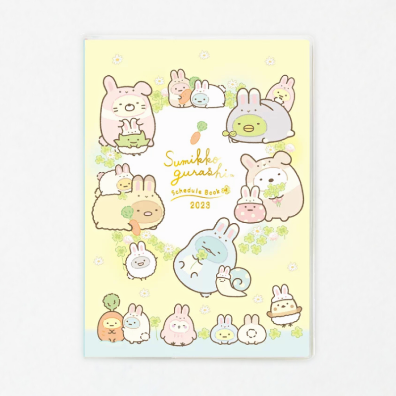 San-X 2023 Sumikko Gurashi Schedule Book - Bunny Sumikko