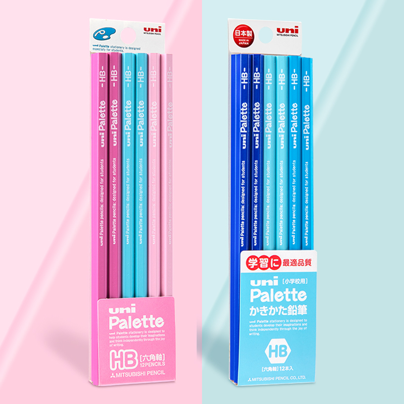 Uni Palette Pencil - Set of 12 - HB - Blue