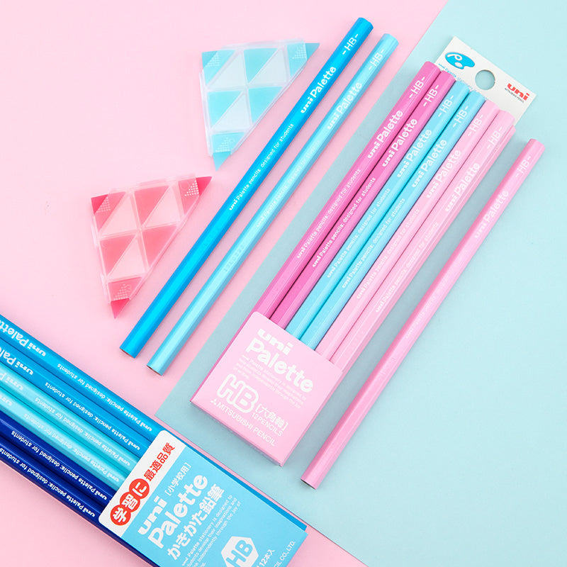 Uni Palette Pencil - Set of 12 - HB - Pink