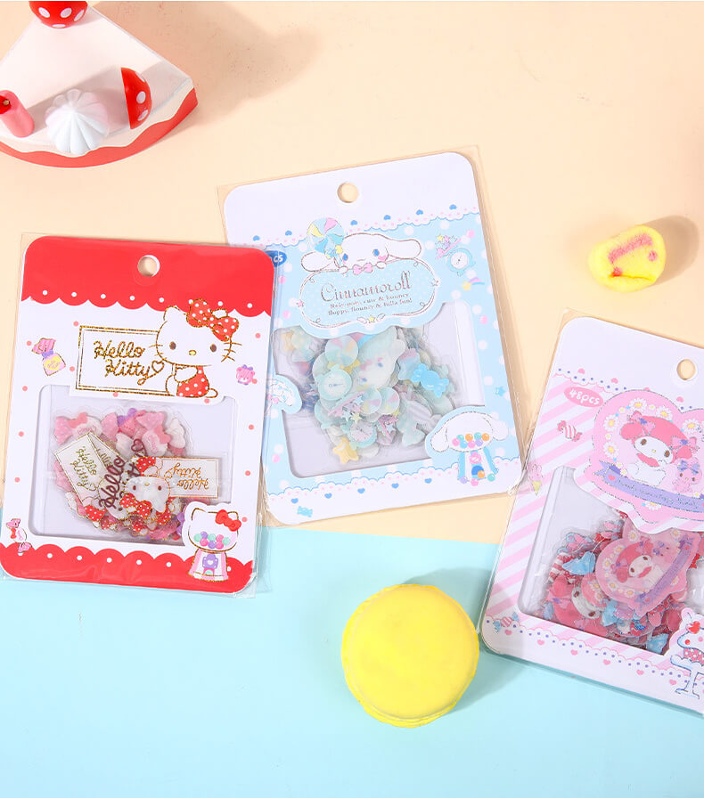 Candy Series Cinnamoroll PVC Stickers 48pcs/pack