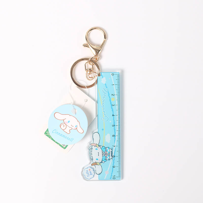 cinnamoroll-ruler-charm-keychain