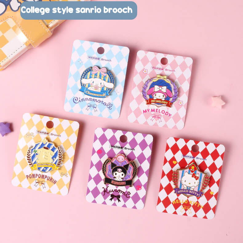 college-style-sanrio-metal-brooch