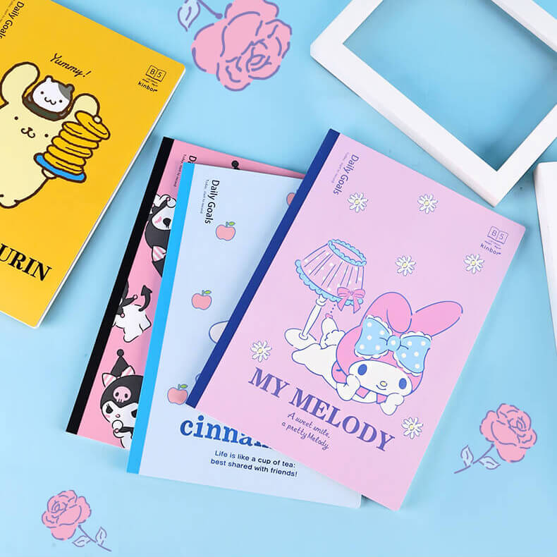 cute-melody-cinnamorll-kuromi-notebook-b5