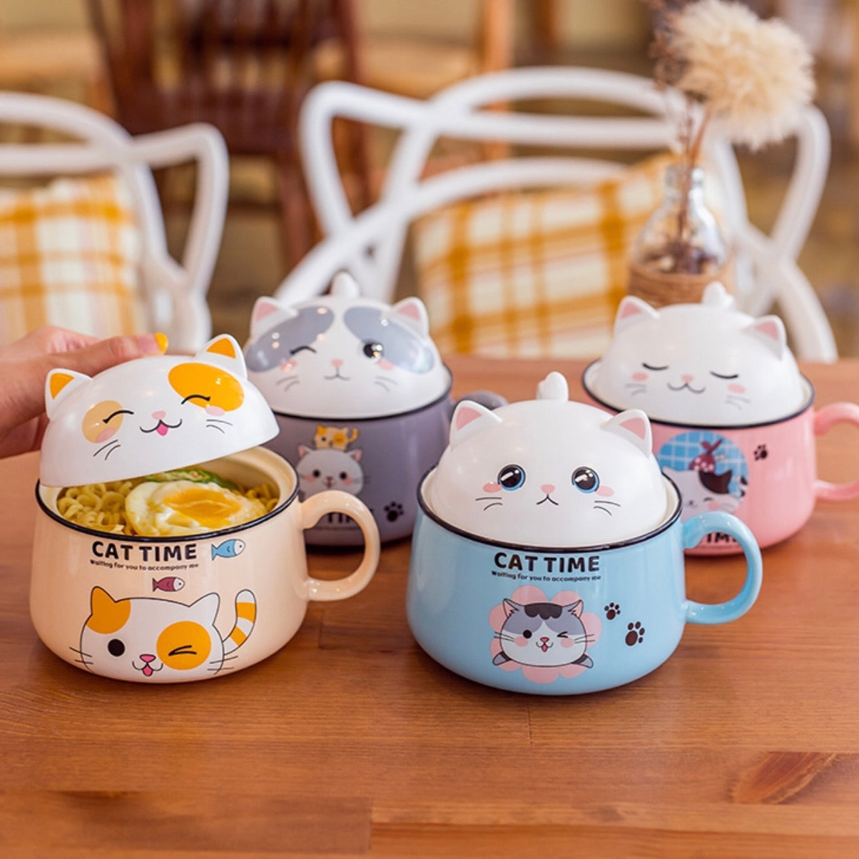 Kawaii Cat Bowl