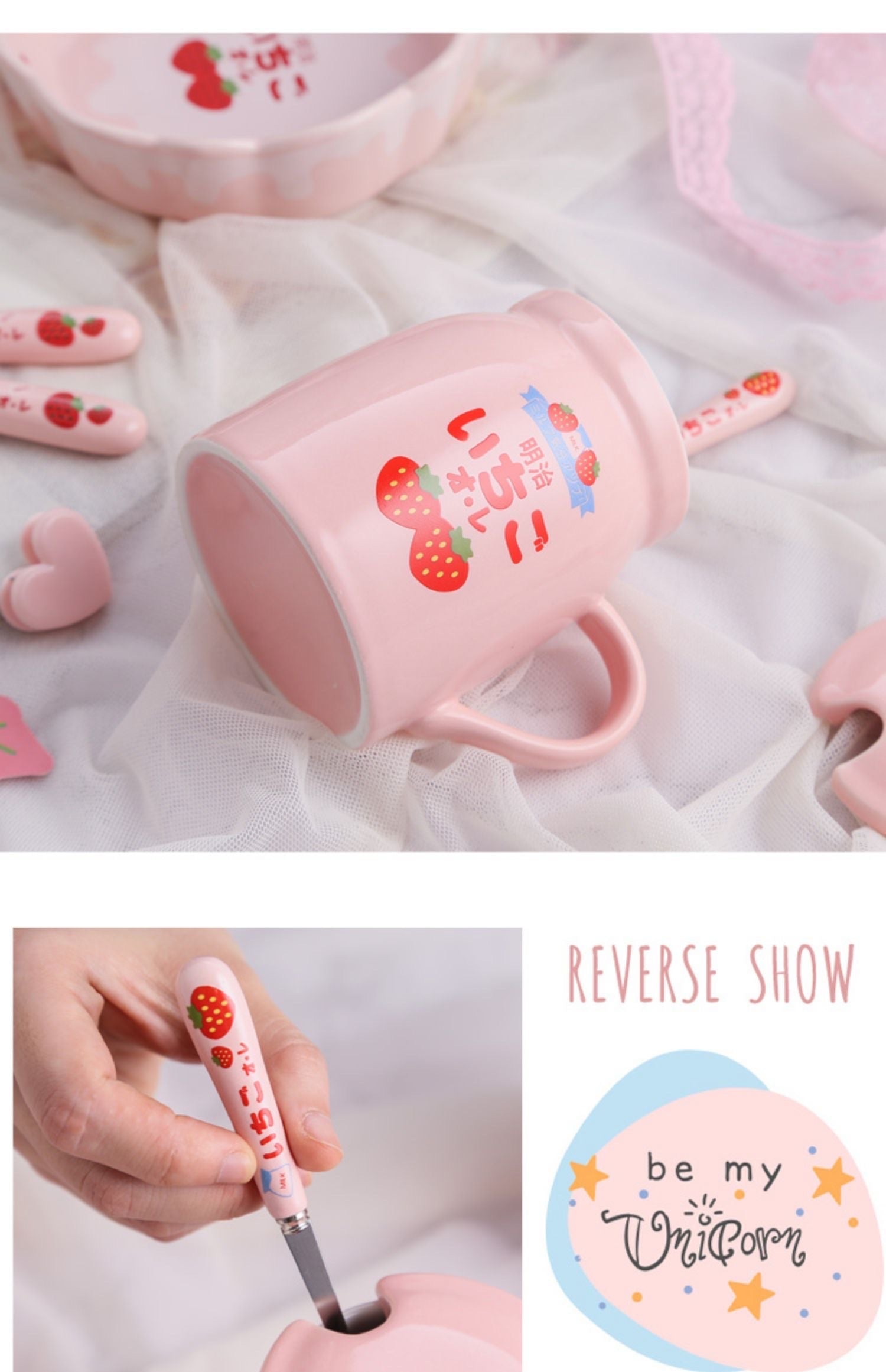 strawberry mug details