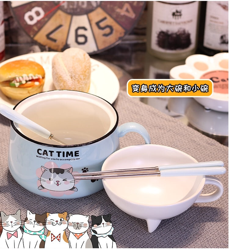 Kawaii Cat Bowl