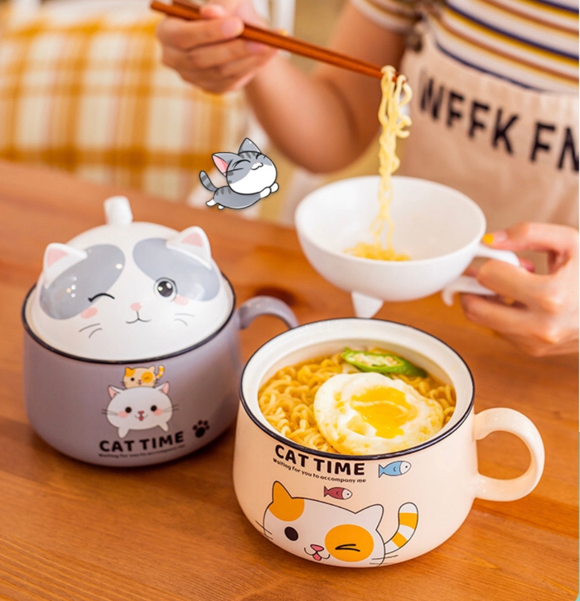 Kawaii Cat Bowl