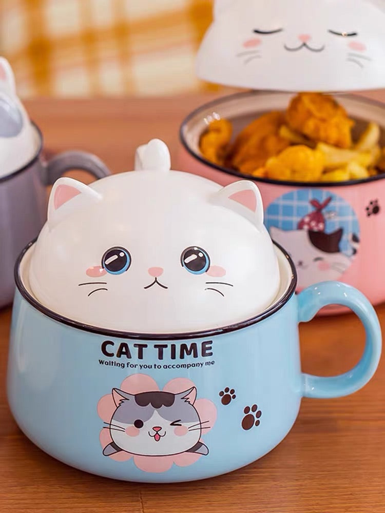 Kawaii Cat Bowl