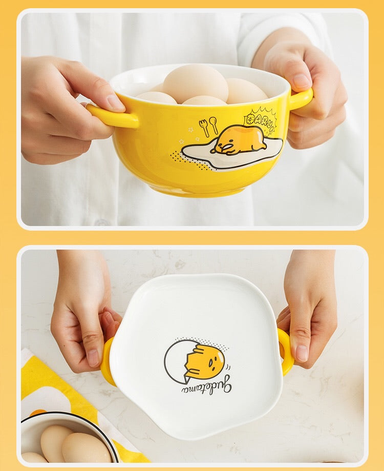 gudetama bowl and lid