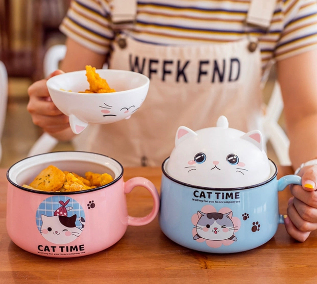 Kawaii Cat Bowl