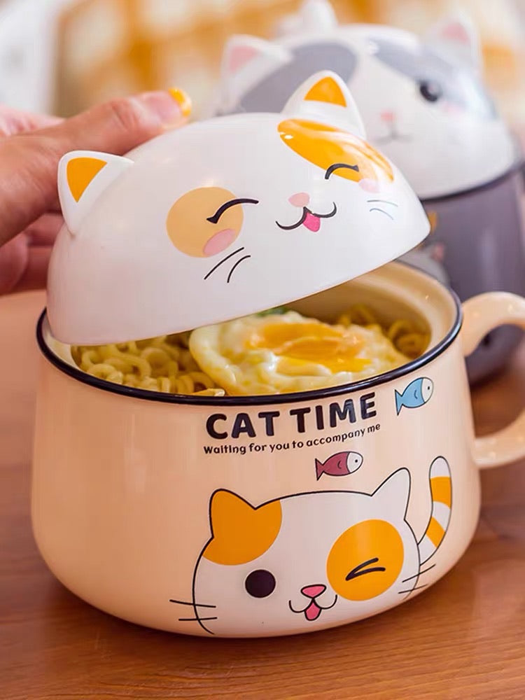 Kawaii Cat Bowl