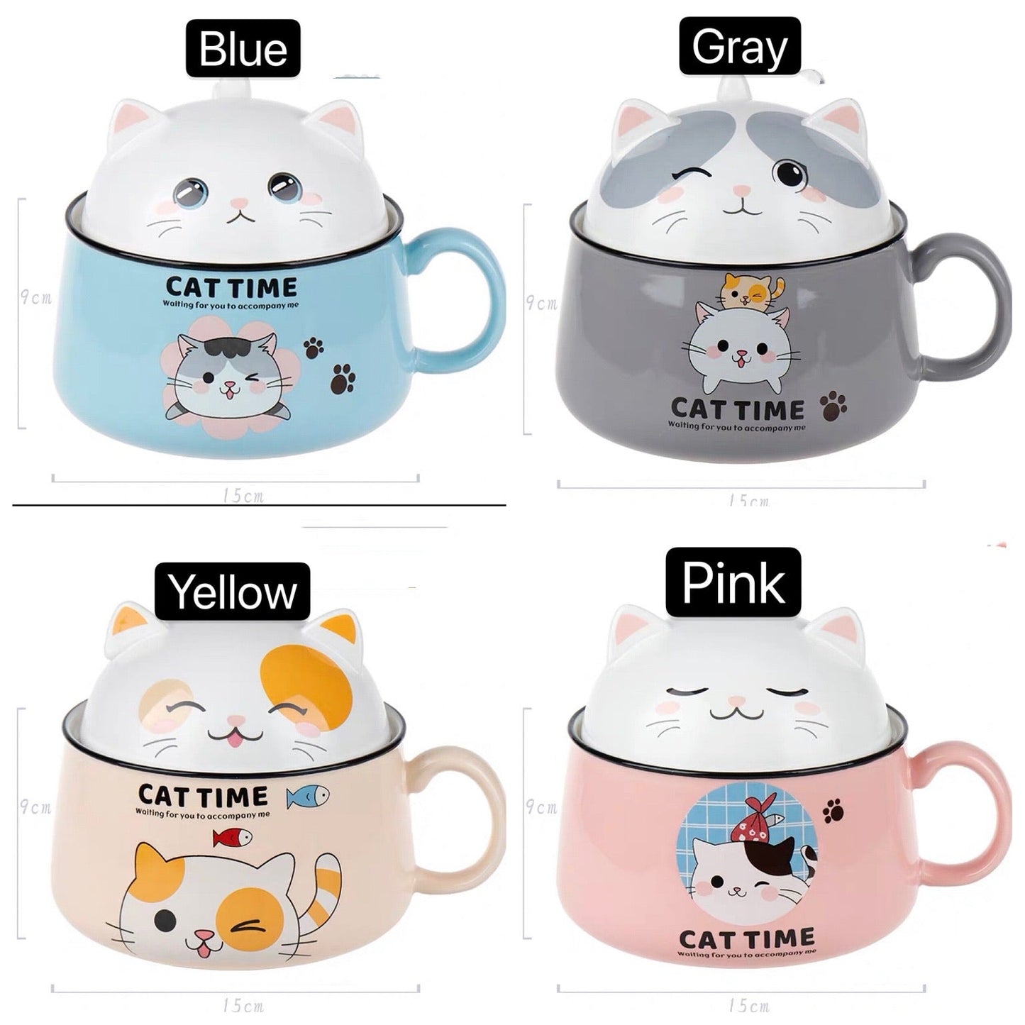 Kawaii Cat Bowl