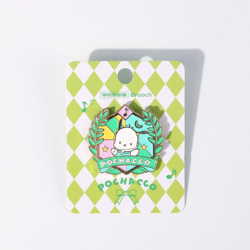 kawaii-cute-pochacco-college-style-metal-brooch