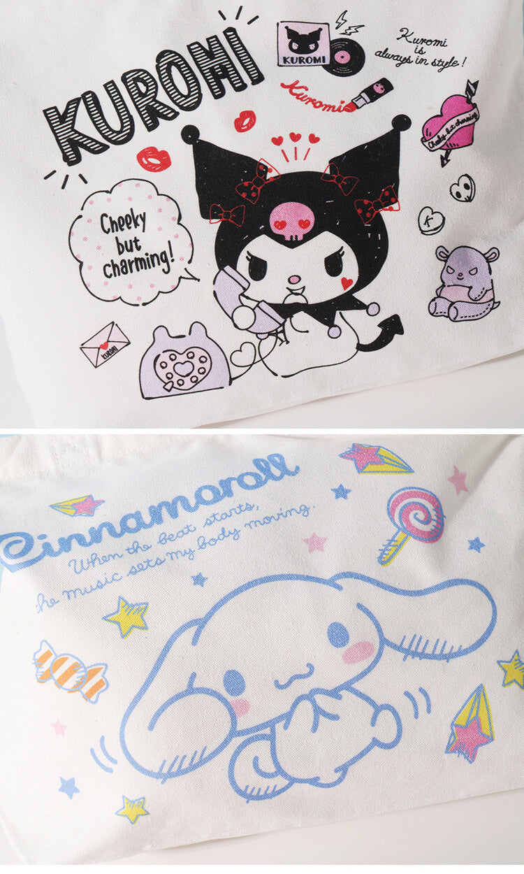 kawaii-kuromi-and-cinnamoroll-print-details