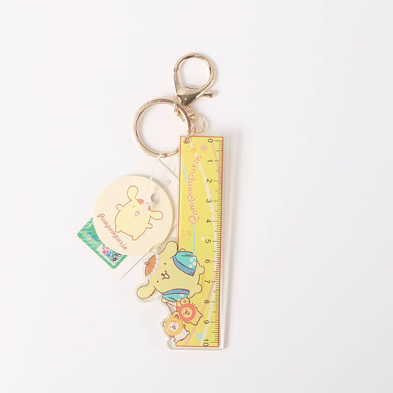 pompompurin-ruler-charm-keychain