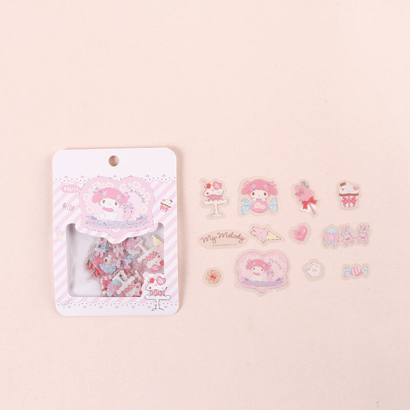 Candy Series Cinnamoroll PVC Stickers 48pcs/pack