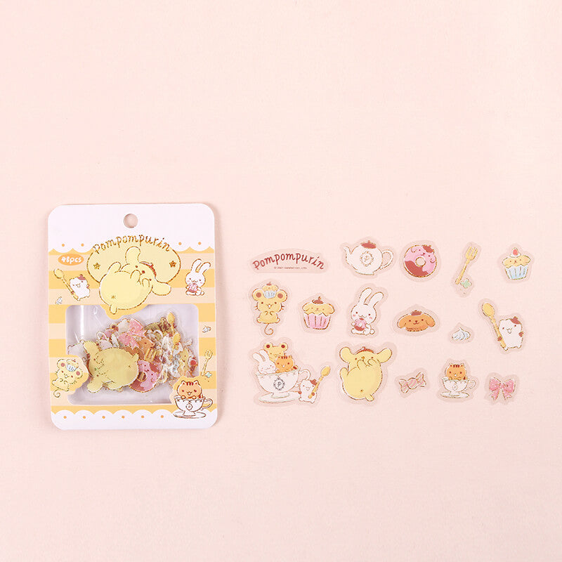 Candy Series Cinnamoroll PVC Stickers 48pcs/pack