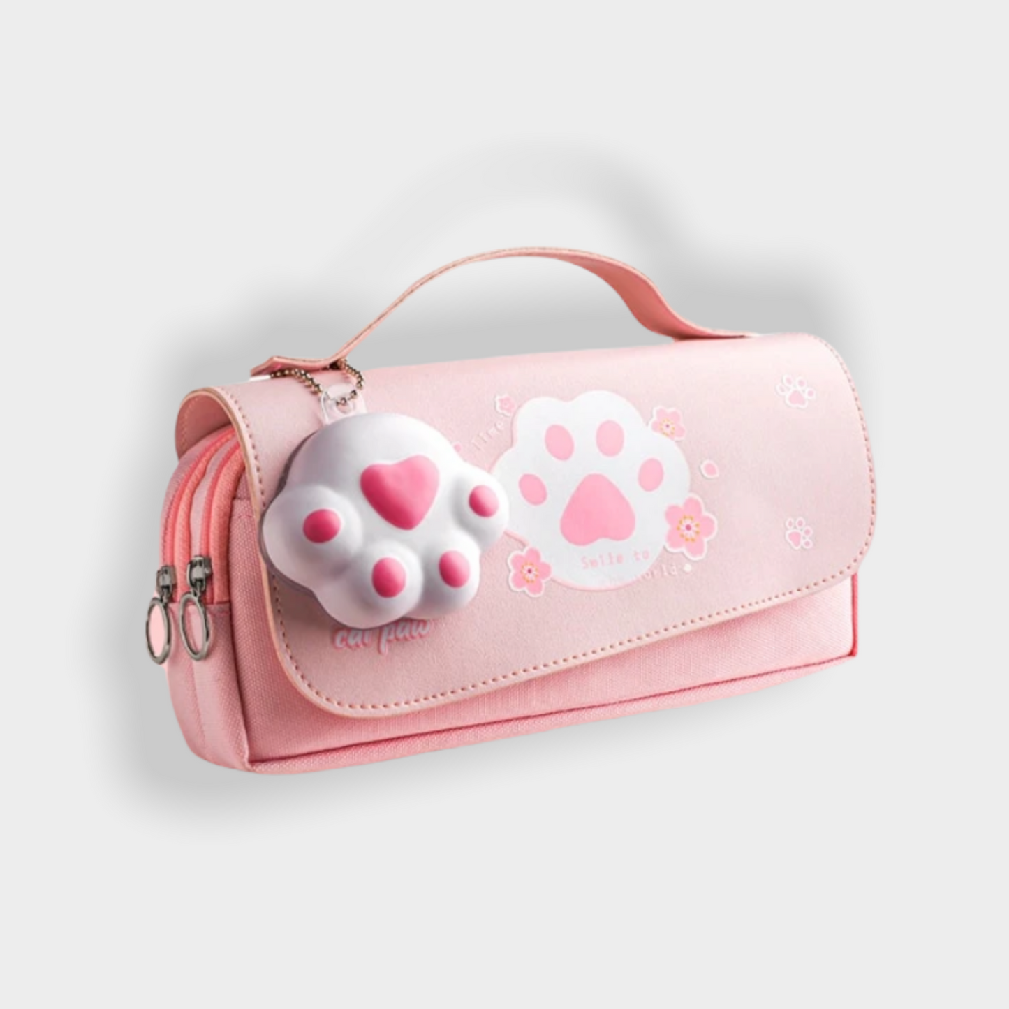 Sakura PU Leather Pencil Case