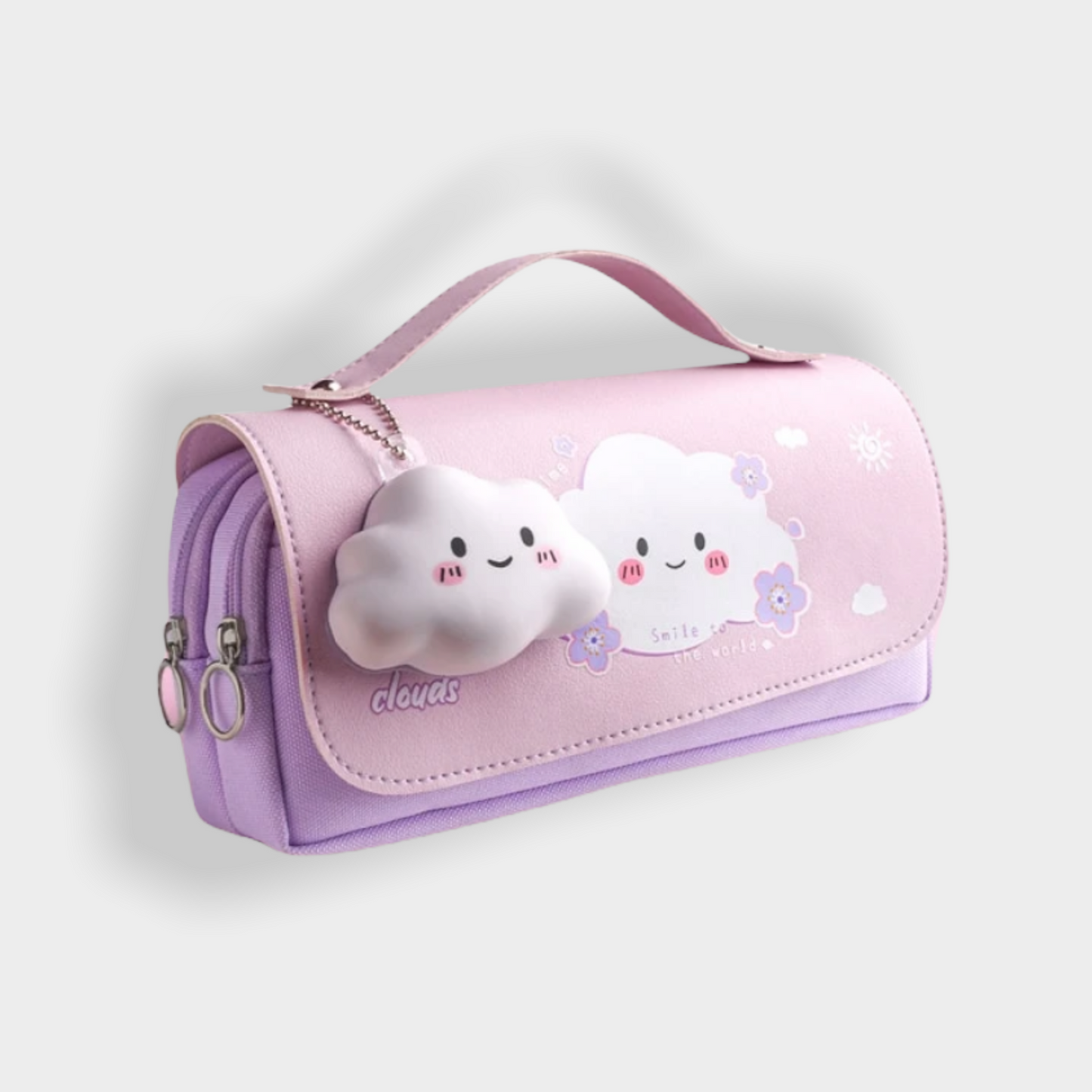 Sakura PU Leather Pencil Case