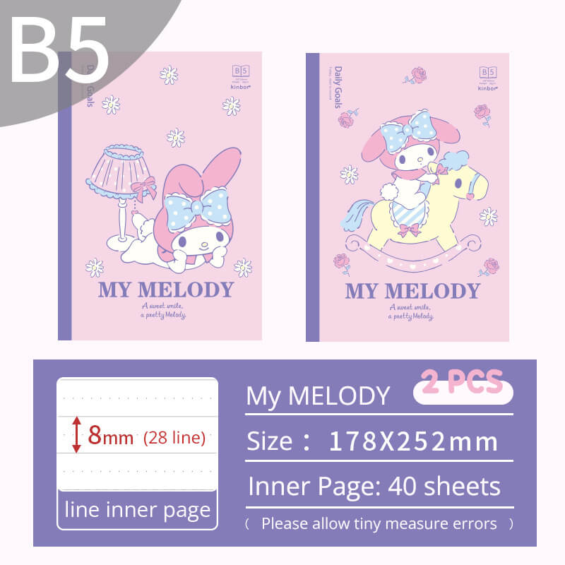 specification-of-the-my-mylody-habbit-notebooks-2pcs