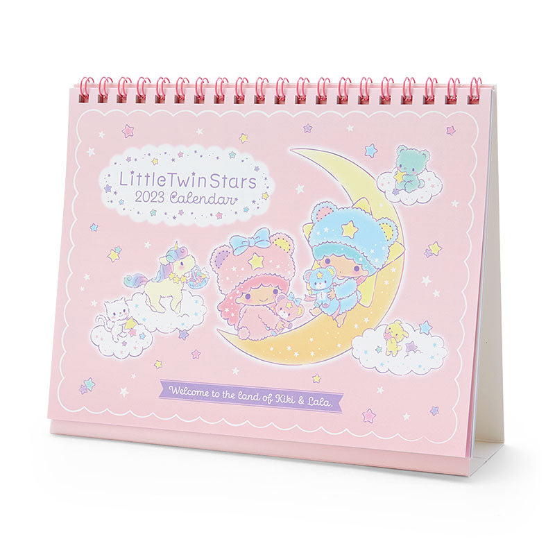 Japan Sanrio Characters Mix / Pochacoo / My Melody / Kuromi / Little Twin Stars / Hello Kitty / Keroppi / Gudetama / Tuxedo Sam / Pompompurin / Cinnamoroll 2023 Desk Calendar